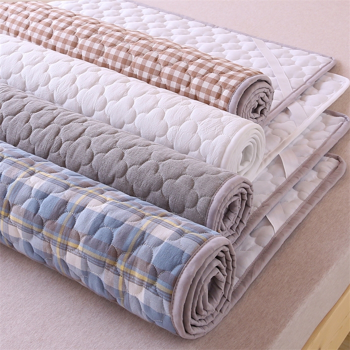 91家纺网 家纺一手货源 找家纺 乐逸家纺 2026新款A类纯棉全棉色织水洗棉床护垫床褥学生宿舍单人出租房专用可水洗床褥软床垫 组合图