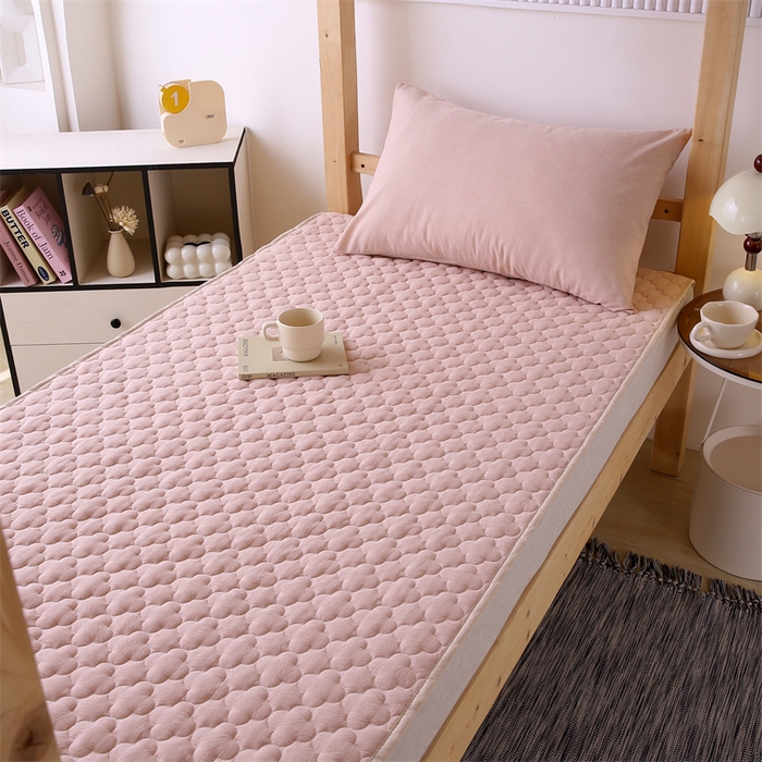 91家纺网 家纺一手货源 找家纺 乐逸家纺 2026新款A类纯棉全棉色织水洗棉床护垫床褥学生宿舍单人出租房专用可水洗床褥软床垫 全棉床褥浅驼