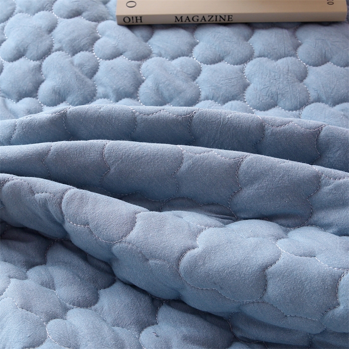 91家纺网 家纺一手货源 找家纺 乐逸家纺 2026新款A类纯棉全棉色织水洗棉床护垫床褥学生宿舍单人出租房专用可水洗床褥软床垫 全棉床褥天蓝