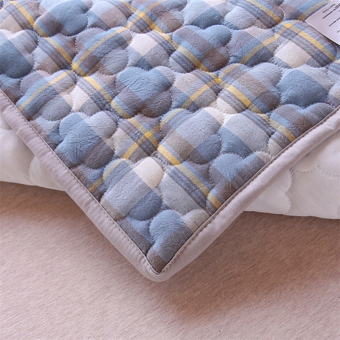 91家纺网 家纺一手货源 找家纺 乐逸家纺 2026新款A类纯棉全棉色织水洗棉床护垫床褥学生宿舍单人出租房专用可水洗床褥软床垫 全棉床褥简兮兰