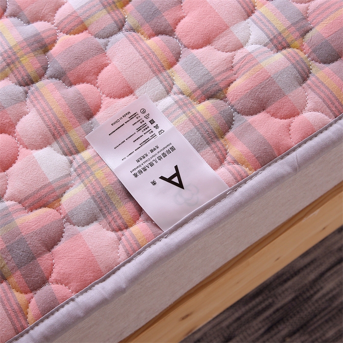 91家纺网 家纺一手货源 找家纺 （总）乐逸家纺 2026新款A类纯棉全棉色织水洗棉床护垫床褥学生宿舍单人出租房专用可水洗床褥软床垫