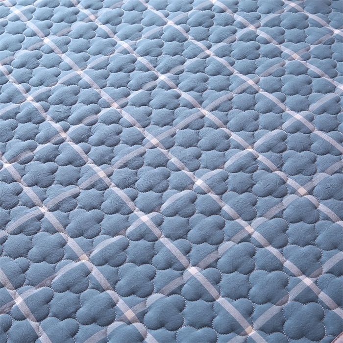 91家纺网 家纺一手货源 找家纺 乐逸家纺 2026新款A类纯棉全棉色织水洗棉床护垫床褥学生宿舍单人出租房专用可水洗床褥软床垫 全棉床褥蓝大格