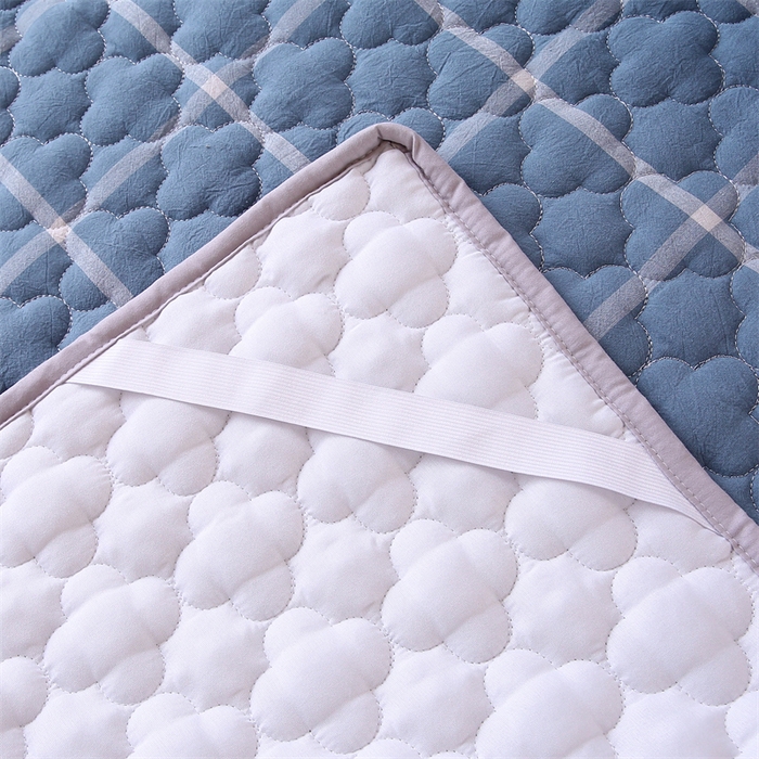 91家纺网 家纺一手货源 找家纺 乐逸家纺 2026新款A类纯棉全棉色织水洗棉床护垫床褥学生宿舍单人出租房专用可水洗床褥软床垫 全棉床褥蓝大格