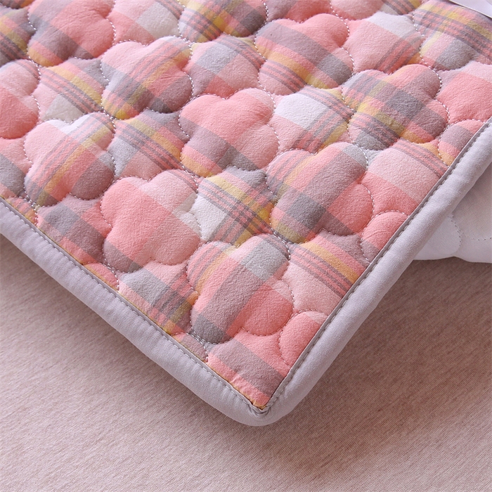 91家纺网 家纺一手货源 找家纺 （总）乐逸家纺 2026新款A类纯棉全棉色织水洗棉床护垫床褥学生宿舍单人出租房专用可水洗床褥软床垫