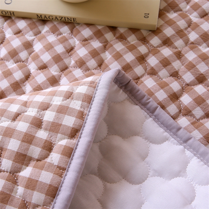 91家纺网 家纺一手货源 找家纺 乐逸家纺 2026新款A类纯棉全棉色织水洗棉床护垫床褥学生宿舍单人出租房专用可水洗床褥软床垫 全棉床褥驼小格