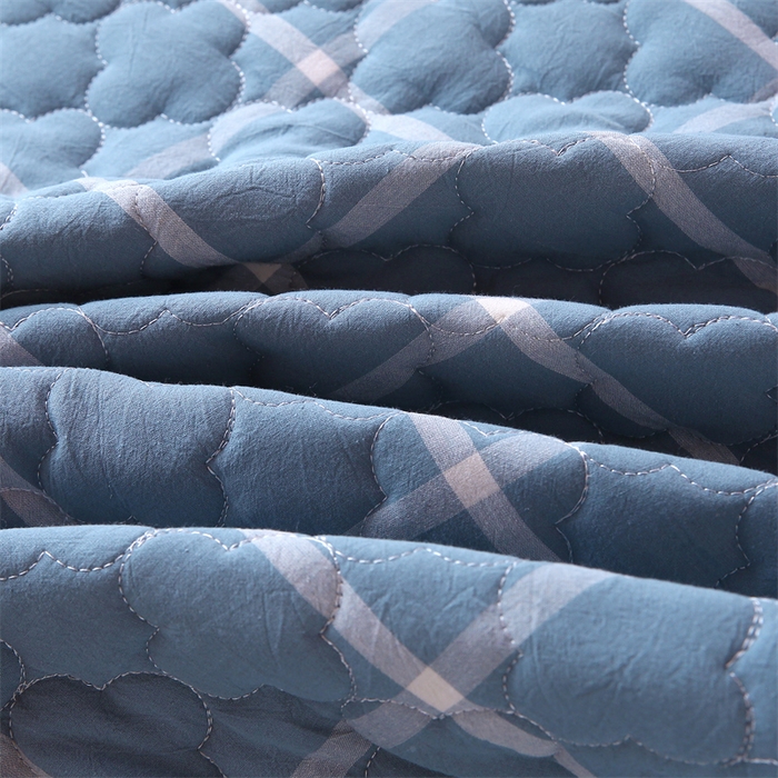 91家纺网 家纺一手货源 找家纺 乐逸家纺 2026新款A类纯棉全棉色织水洗棉床护垫床褥学生宿舍单人出租房专用可水洗床褥软床垫 全棉床褥蓝大格