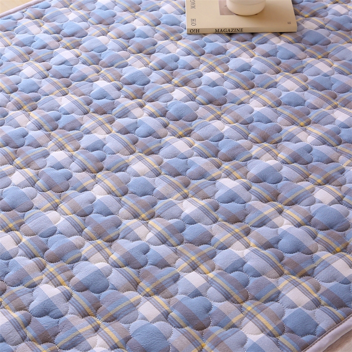 91家纺网 家纺一手货源 找家纺 乐逸家纺 2026新款A类纯棉全棉色织水洗棉床护垫床褥学生宿舍单人出租房专用可水洗床褥软床垫 全棉床褥简兮兰