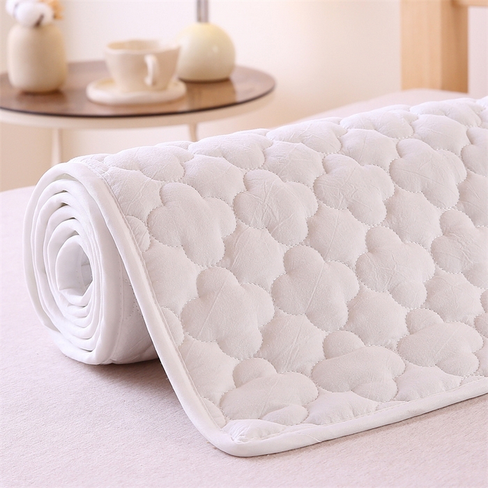 91家纺网 家纺一手货源 找家纺 乐逸家纺 2026新款A类纯棉全棉色织水洗棉床护垫床褥学生宿舍单人出租房专用可水洗床褥软床垫 全棉床褥纯白