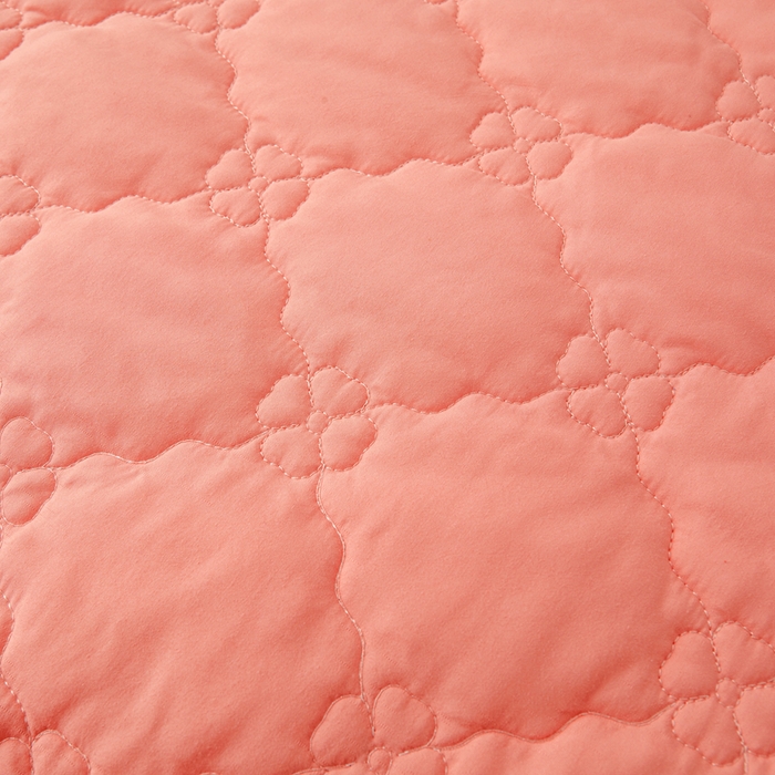 91家纺网 家纺一手货源 找家纺 怡源梦 2026新款幸运草夹棉床裙床裙单品床裙单件 幸运草-玉色