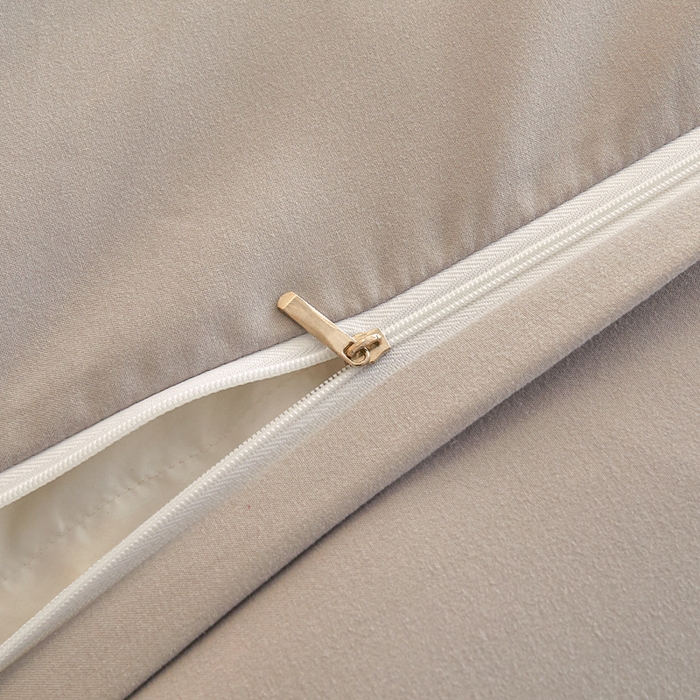 91家纺网 家纺一手货源 找家纺 怡源梦 2026新款幸运草夹棉床裙四件套 幸运草-灰色