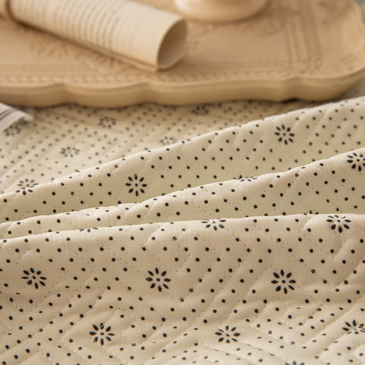 91家纺网 家纺一手货源 找家纺 雅萱家纺 2026春夏新款全棉老粗布床盖 床盖单件 床盖-条纹紫