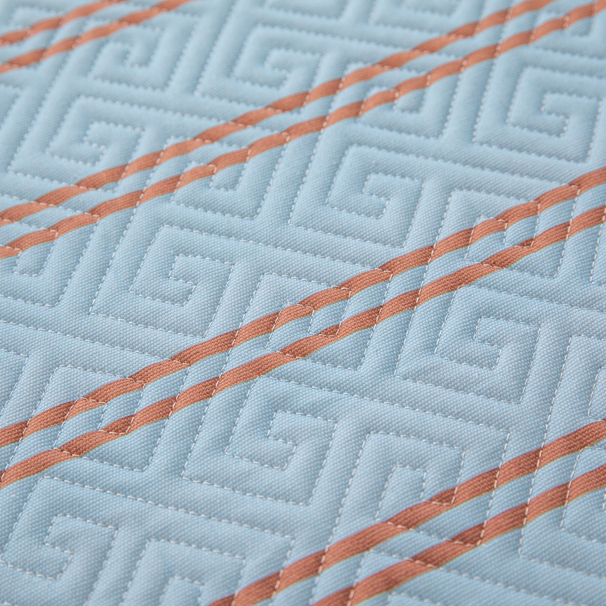 91家纺网 家纺一手货源 找家纺 雅萱家纺 2026春夏新款全棉老粗布软席凉席席子 软席-纹蓝