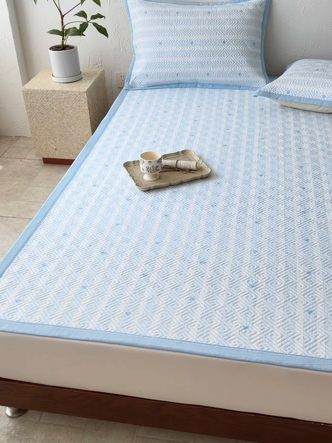 91家纺网 家纺一手货源 找家纺 （总）雅萱家纺 2026春夏新款全棉老粗布软席凉席席子