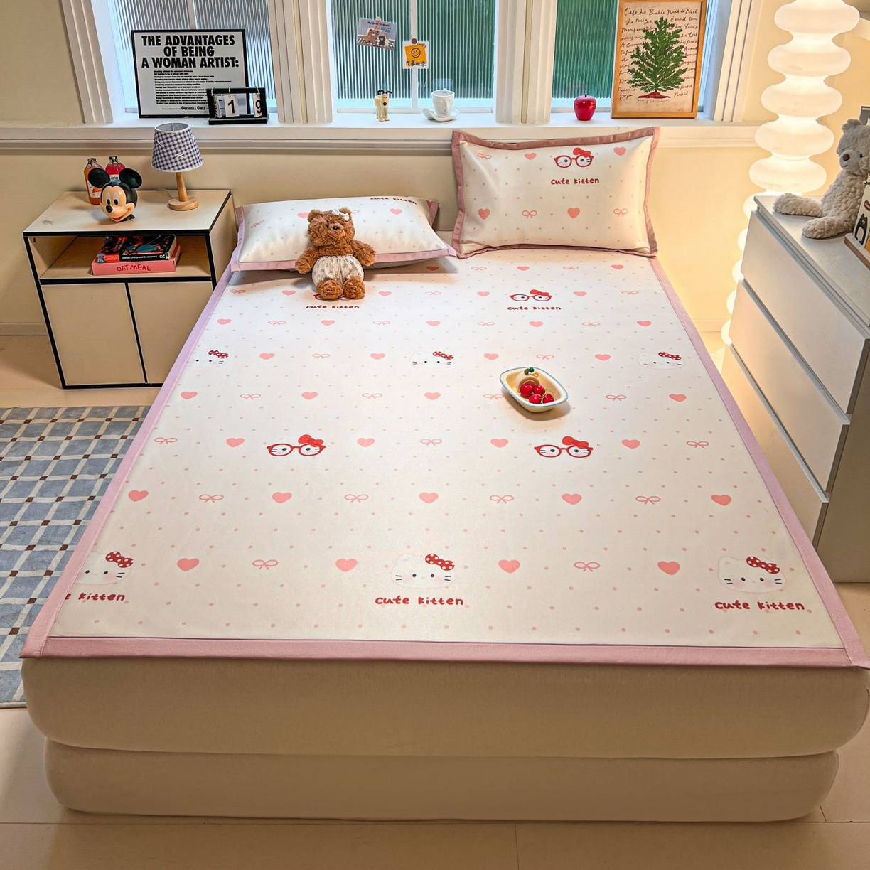 91家纺网 家纺一手货源 找家纺 （总）女子家纺 2026新款费尔岛风冰丝凉席