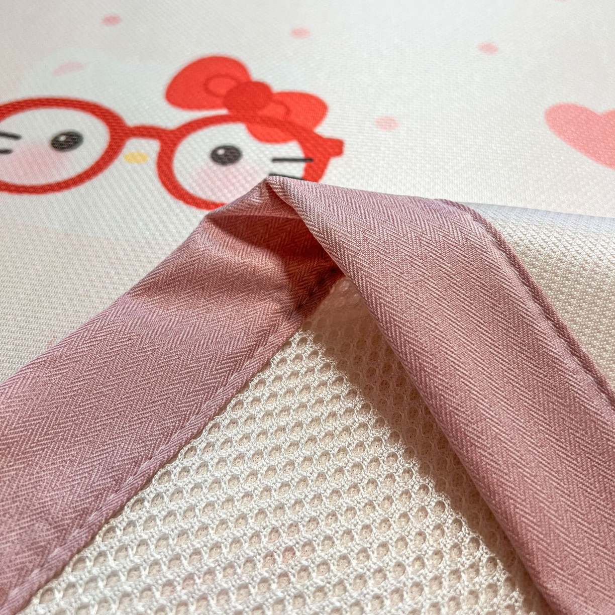 91家纺网 家纺一手货源 找家纺 女子家纺 2026新款费尔岛风冰丝凉席 甜心凯蒂