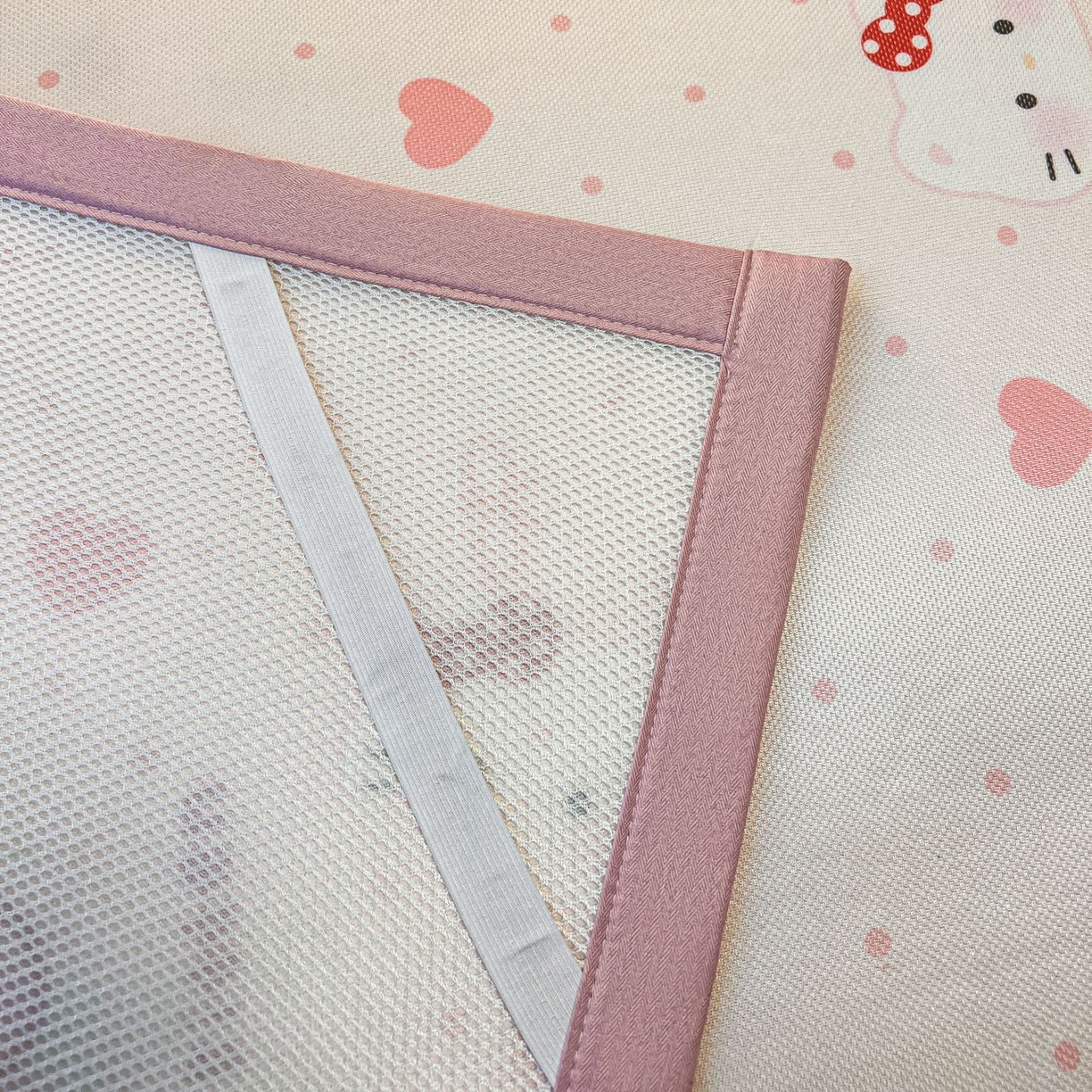 91家纺网 家纺一手货源 找家纺 女子家纺 2026新款费尔岛风冰丝凉席 甜心凯蒂