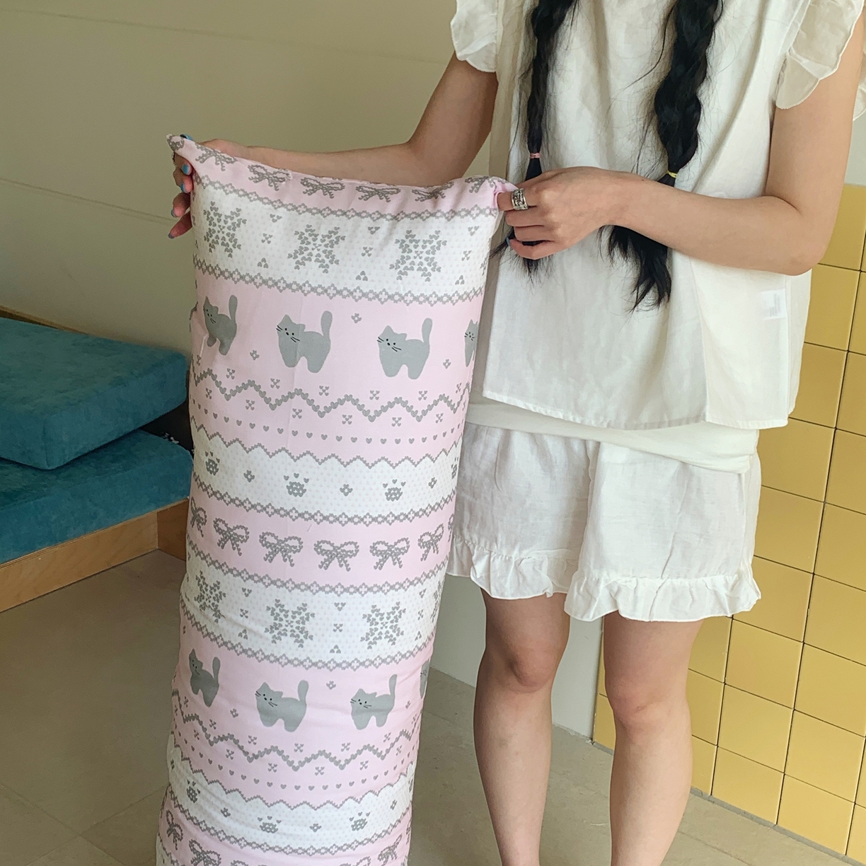 91家纺网 家纺一手货源 找家纺 （总）桃喜 2026新款全棉巨无霸长抱枕