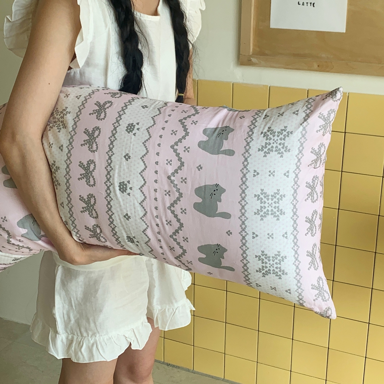 91家纺网 家纺一手货源 找家纺 （总）桃喜 2026新款全棉巨无霸长抱枕