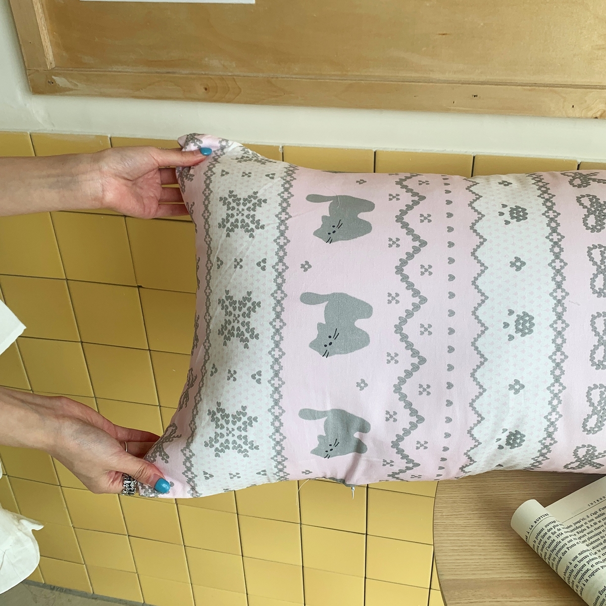 91家纺网 家纺一手货源 找家纺 （总）桃喜 2026新款全棉巨无霸长抱枕