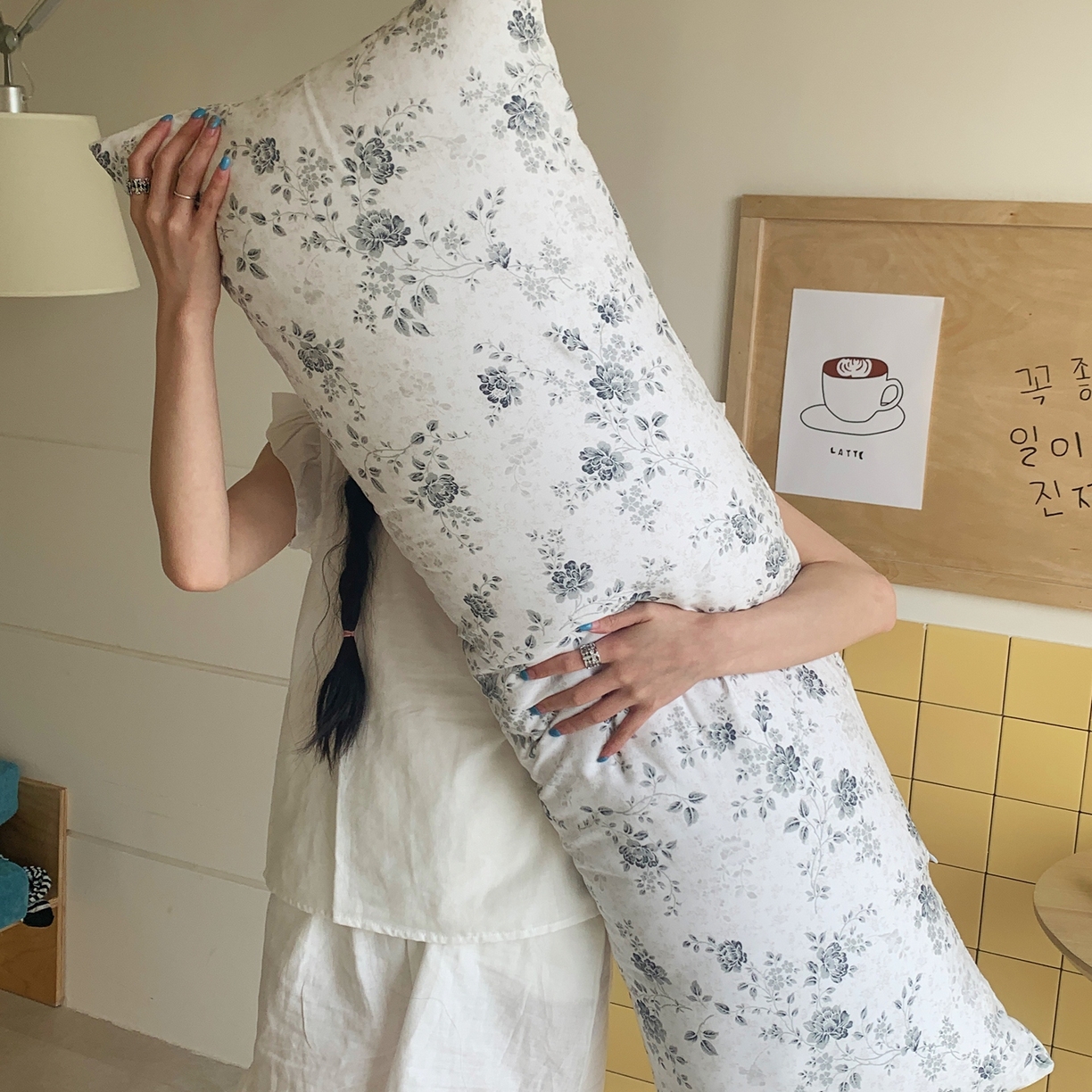 桃喜 2026新款全棉巨无霸长抱枕 全棉长抱枕-赫本