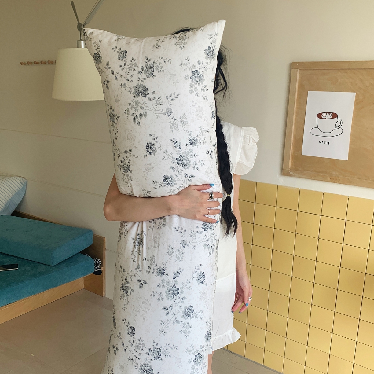 91家纺网 家纺一手货源 找家纺 桃喜 2026新款全棉巨无霸长抱枕 全棉长抱枕-赫本