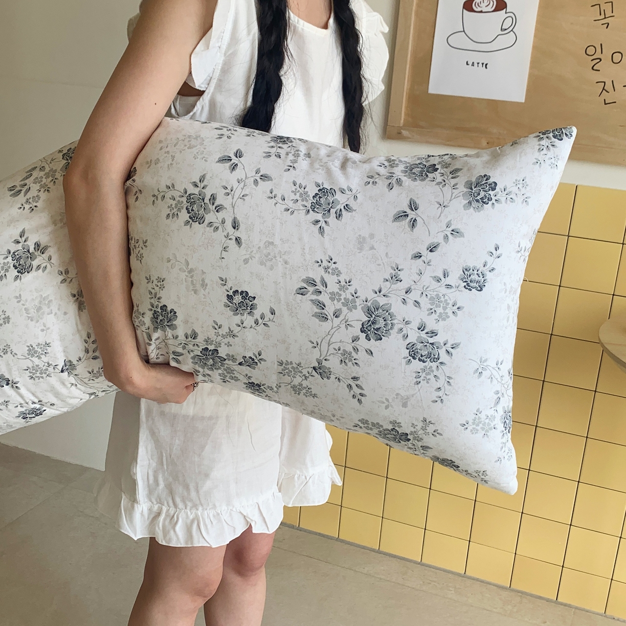 91家纺网 家纺一手货源 找家纺 桃喜 2026新款全棉巨无霸长抱枕 全棉长抱枕-赫本