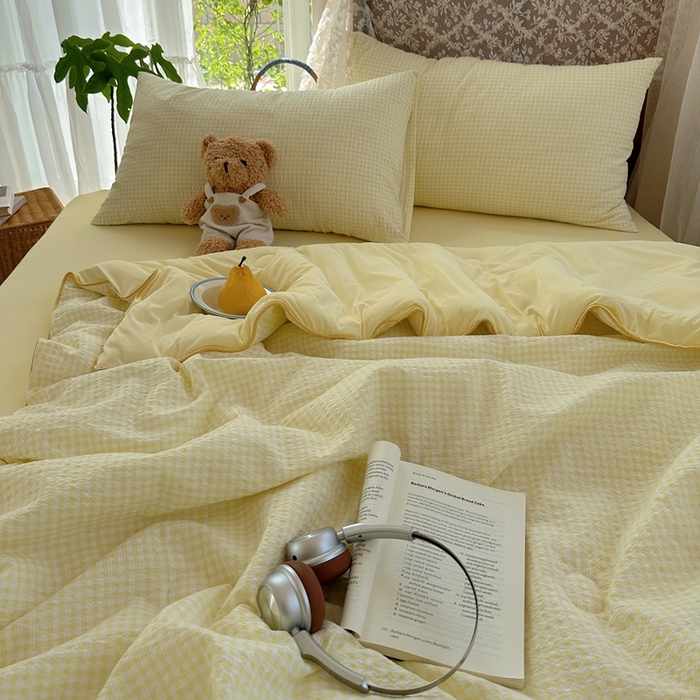 91家纺网 家纺一手货源 找家纺 （总）贝扬思家纺 2026新款泡芙纱无印单夏被夏凉被空调被