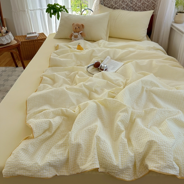 91家纺网 家纺一手货源 找家纺 （总）贝扬思家纺 2026新款泡芙纱无印单夏被夏凉被空调被