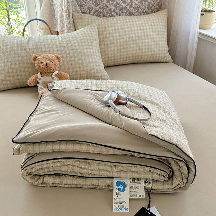 91家纺网 家纺一手货源 找家纺 （总）贝扬思家纺 2026新款泡芙纱无印单夏被夏凉被空调被