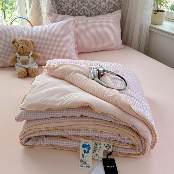 贝扬思家纺 2026新款泡芙纱无印单夏被夏凉被空调被 微风