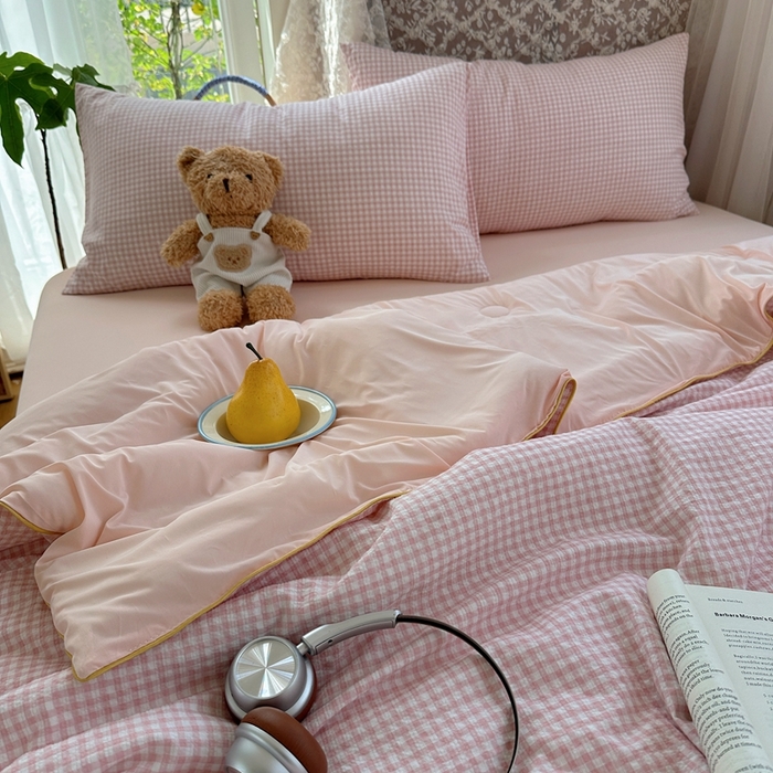 91家纺网 家纺一手货源 找家纺 贝扬思家纺 2026新款泡芙纱无印单夏被夏凉被空调被 微风