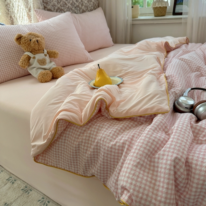 91家纺网 家纺一手货源 找家纺 贝扬思家纺 2026新款泡芙纱无印单夏被夏凉被空调被 微风