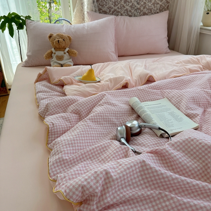 91家纺网 家纺一手货源 找家纺 贝扬思家纺 2026新款泡芙纱无印单夏被夏凉被空调被 微风