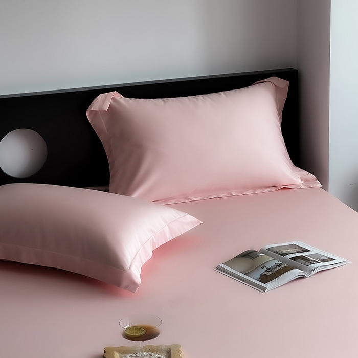 91家纺网 家纺一手货源 找家纺 爱丽丝 2026新款100支新疆长绒棉单品床笠 水粉