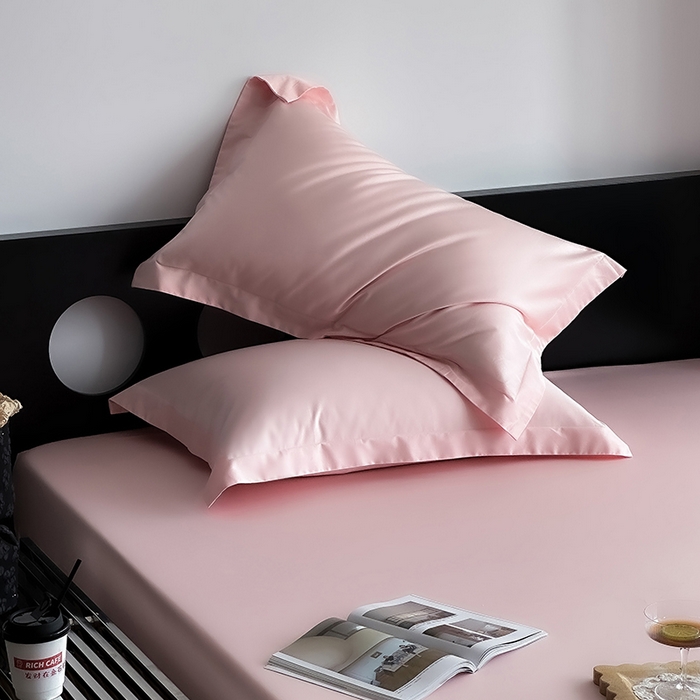 91家纺网 家纺一手货源 找家纺 爱丽丝 2026新款100支新疆长绒棉单品床笠 水粉