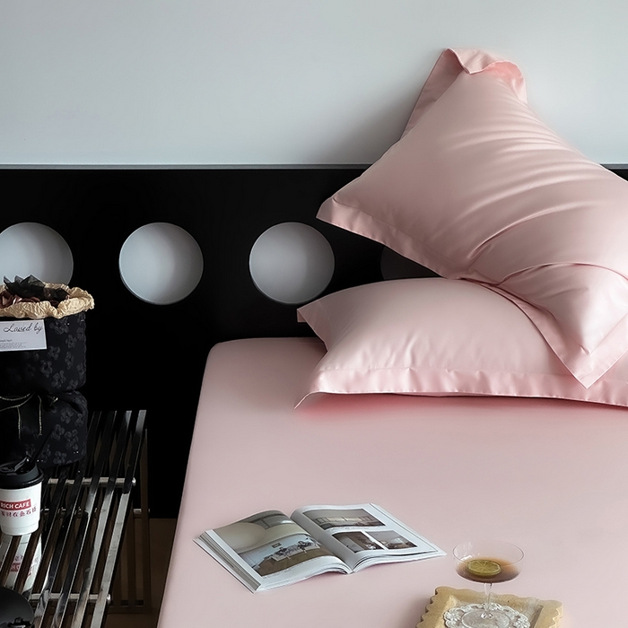 91家纺网 家纺一手货源 找家纺 爱丽丝 2026新款100支新疆长绒棉单品床笠 水粉