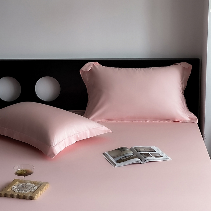 91家纺网 家纺一手货源 找家纺 爱丽丝 2026新款100支新疆长绒棉单品床笠 水粉