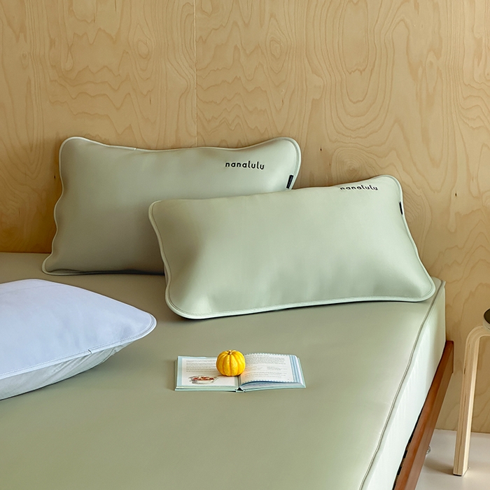 91家纺网 家纺一手货源 找家纺 （总）JUICY 橘滋家纺 2026新款CoolAir沁氧冰感软凉席·纯色刺绣