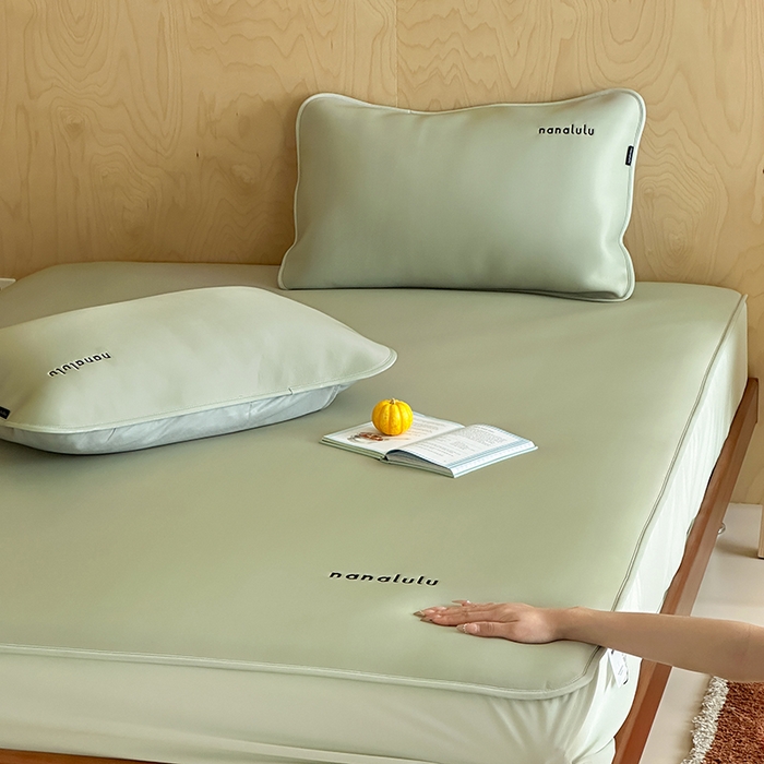 91家纺网 家纺一手货源 找家纺 （总）JUICY 橘滋家纺 2026新款CoolAir沁氧冰感软凉席·纯色刺绣