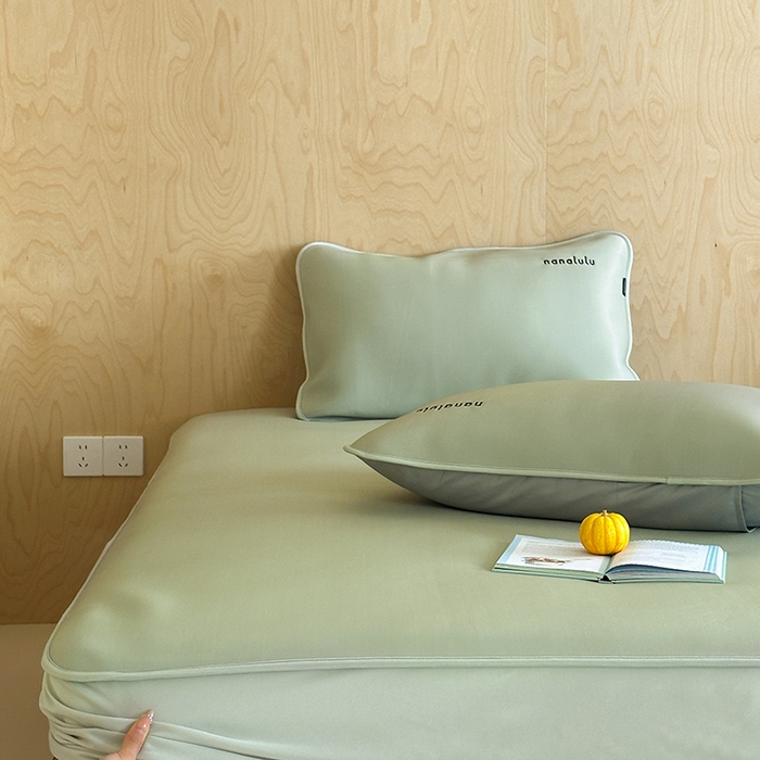 91家纺网 家纺一手货源 找家纺 （总）JUICY 橘滋家纺 2026新款CoolAir沁氧冰感软凉席·纯色刺绣