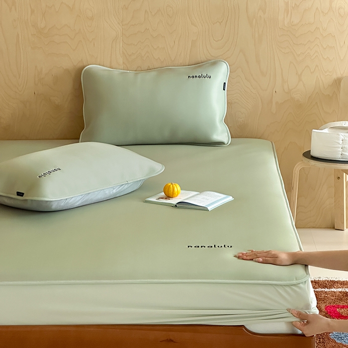 91家纺网 家纺一手货源 找家纺 （总）JUICY 橘滋家纺 2026新款CoolAir沁氧冰感软凉席·纯色刺绣