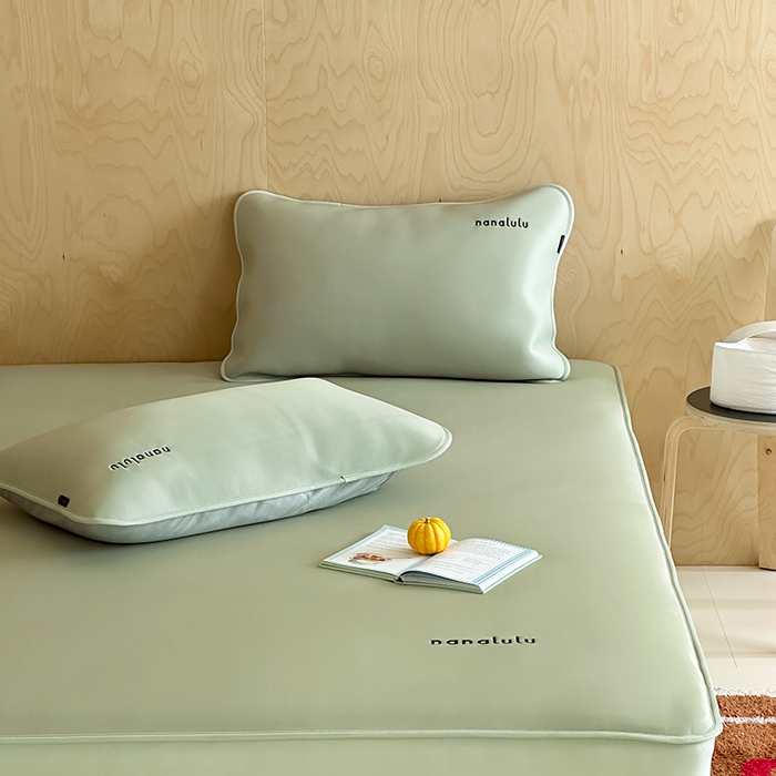 91家纺网 家纺一手货源 找家纺 （总）JUICY 橘滋家纺 2026新款CoolAir沁氧冰感软凉席·纯色刺绣