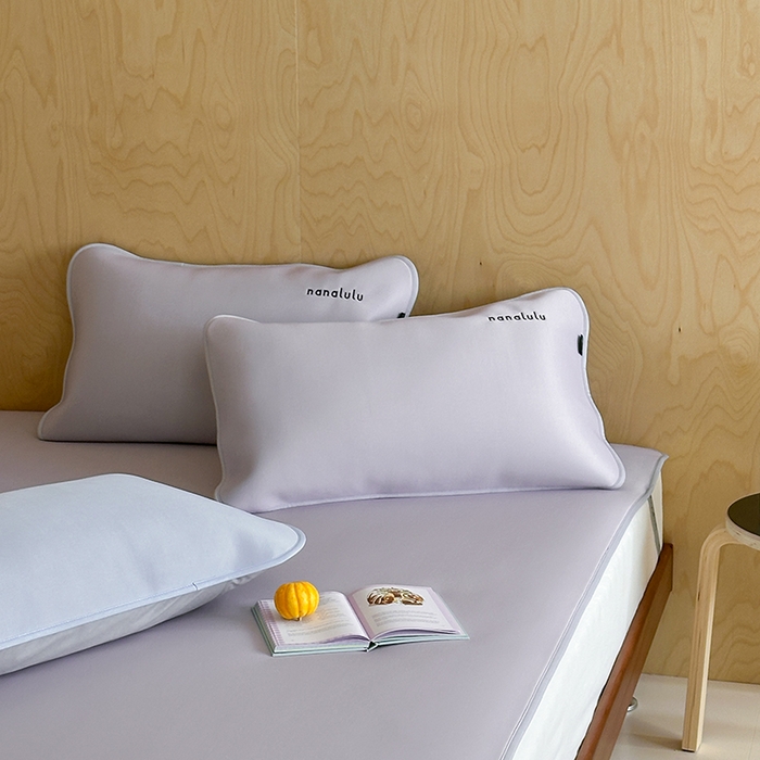 91家纺网 家纺一手货源 找家纺 JUICY 橘滋家纺 2026新款CoolAir沁氧冰感软凉席·纯色刺绣 平席款-沁氧冰川-雾霭紫