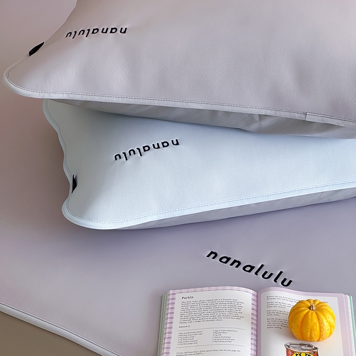 91家纺网 家纺一手货源 找家纺 JUICY 橘滋家纺 2026新款CoolAir沁氧冰感软凉席·纯色刺绣 床笠款-沁氧冰川-雾霭紫