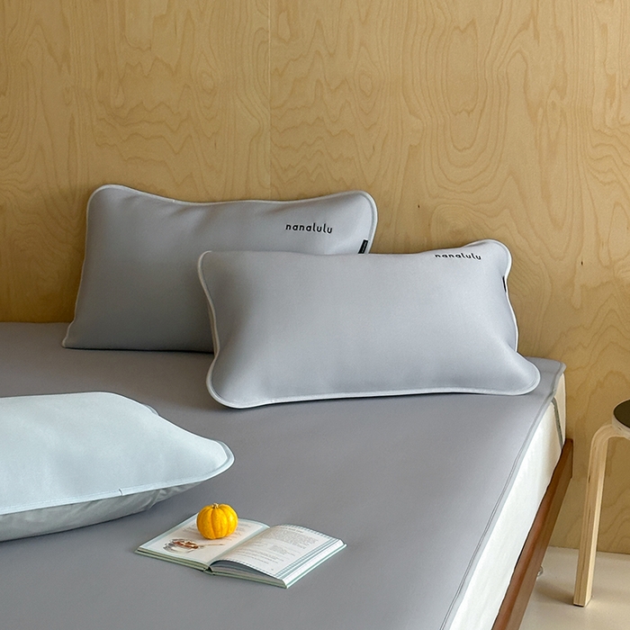 91家纺网 家纺一手货源 找家纺 JUICY 橘滋家纺 2026新款CoolAir沁氧冰感软凉席·纯色刺绣 平席款-沁氧冰川-月影灰