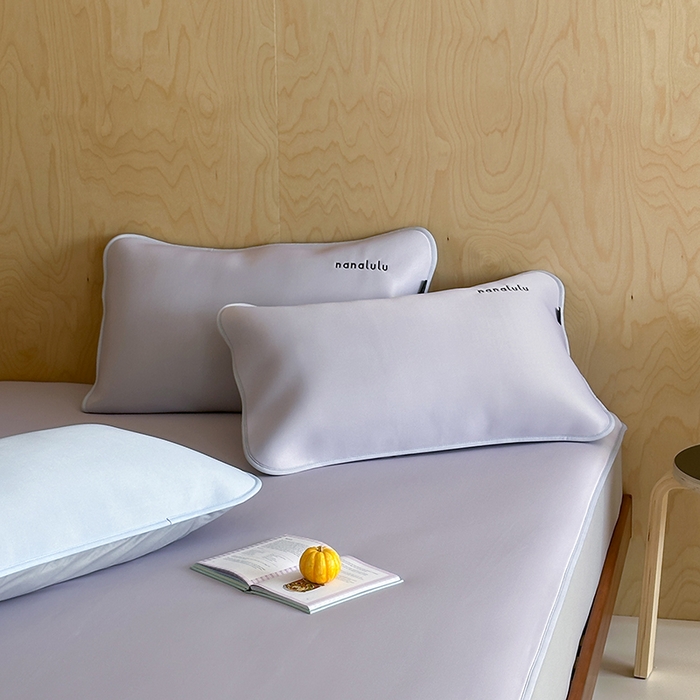 91家纺网 家纺一手货源 找家纺 JUICY 橘滋家纺 2026新款CoolAir沁氧冰感软凉席·纯色刺绣 床笠款-沁氧冰川-雾霭紫