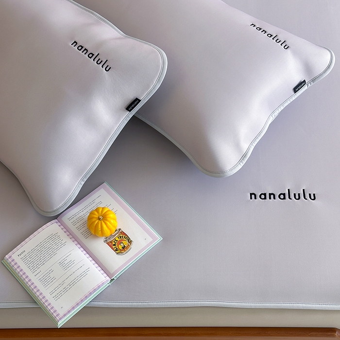 91家纺网 家纺一手货源 找家纺 JUICY 橘滋家纺 2026新款CoolAir沁氧冰感软凉席·纯色刺绣 床笠款-沁氧冰川-雾霭紫