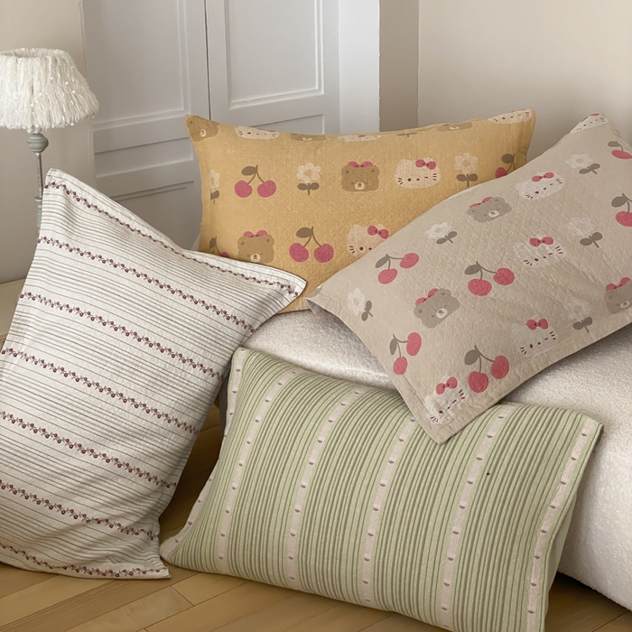 91家纺网 家纺一手货源 找家纺 麻依 2026新款安心棉床盖三件全棉四层纱布床单 组合图