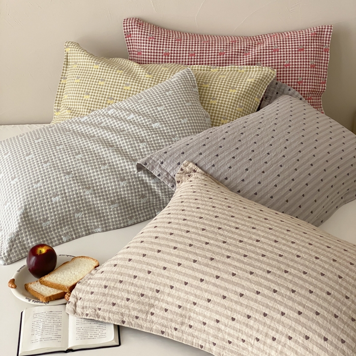 91家纺网 家纺一手货源 找家纺 麻依 2026新款安心棉床盖三件全棉四层纱布床单 组合图