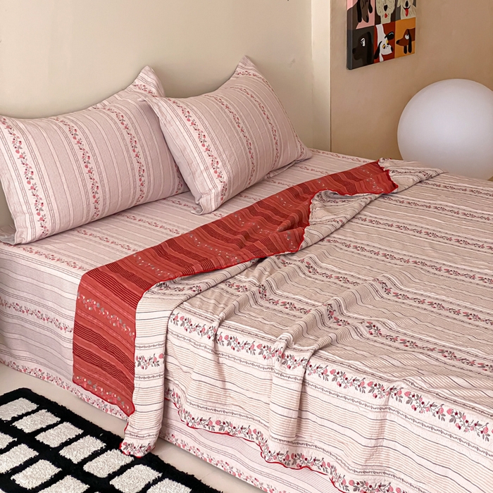 91家纺网 家纺一手货源 找家纺 麻依 2024新款纯棉纱布枕巾一对装全棉四层纱布54*78cm/对 百变考拉